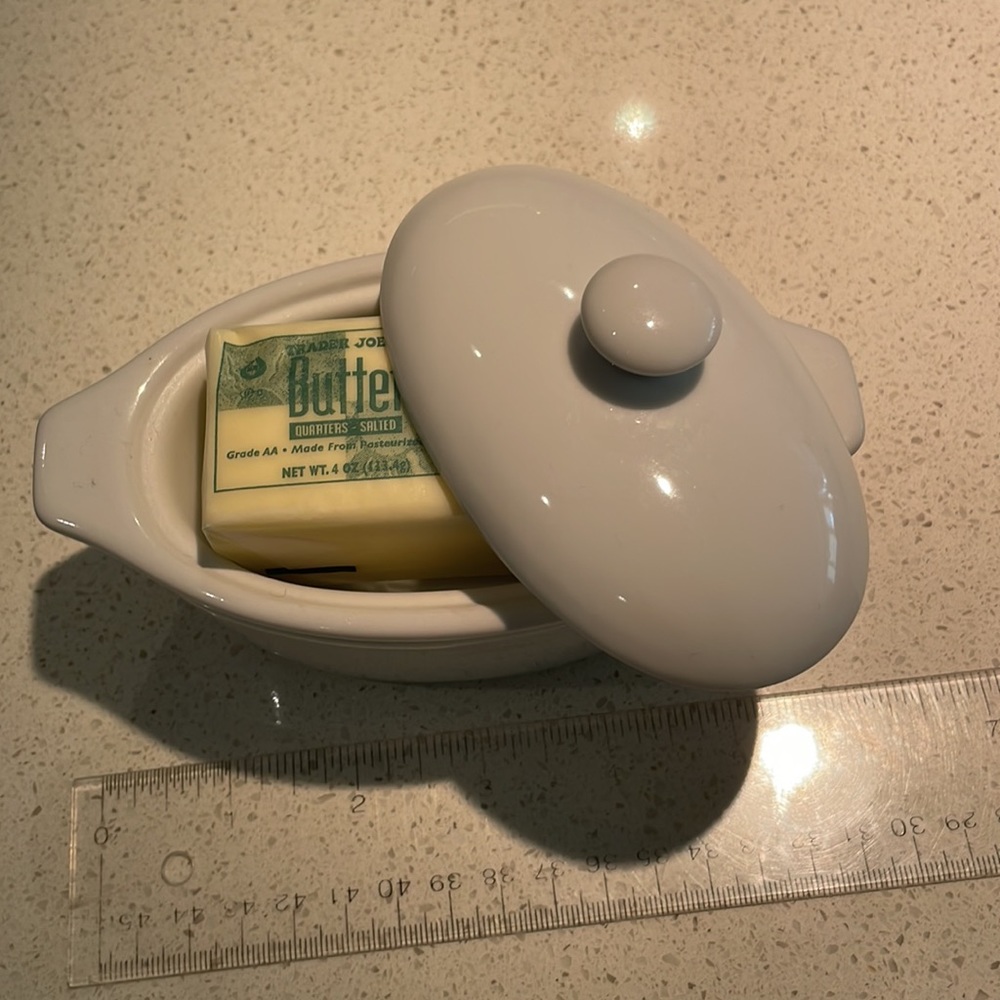 Authentic Cook Street Baby Butter Boat in Classic White (3 pc set)